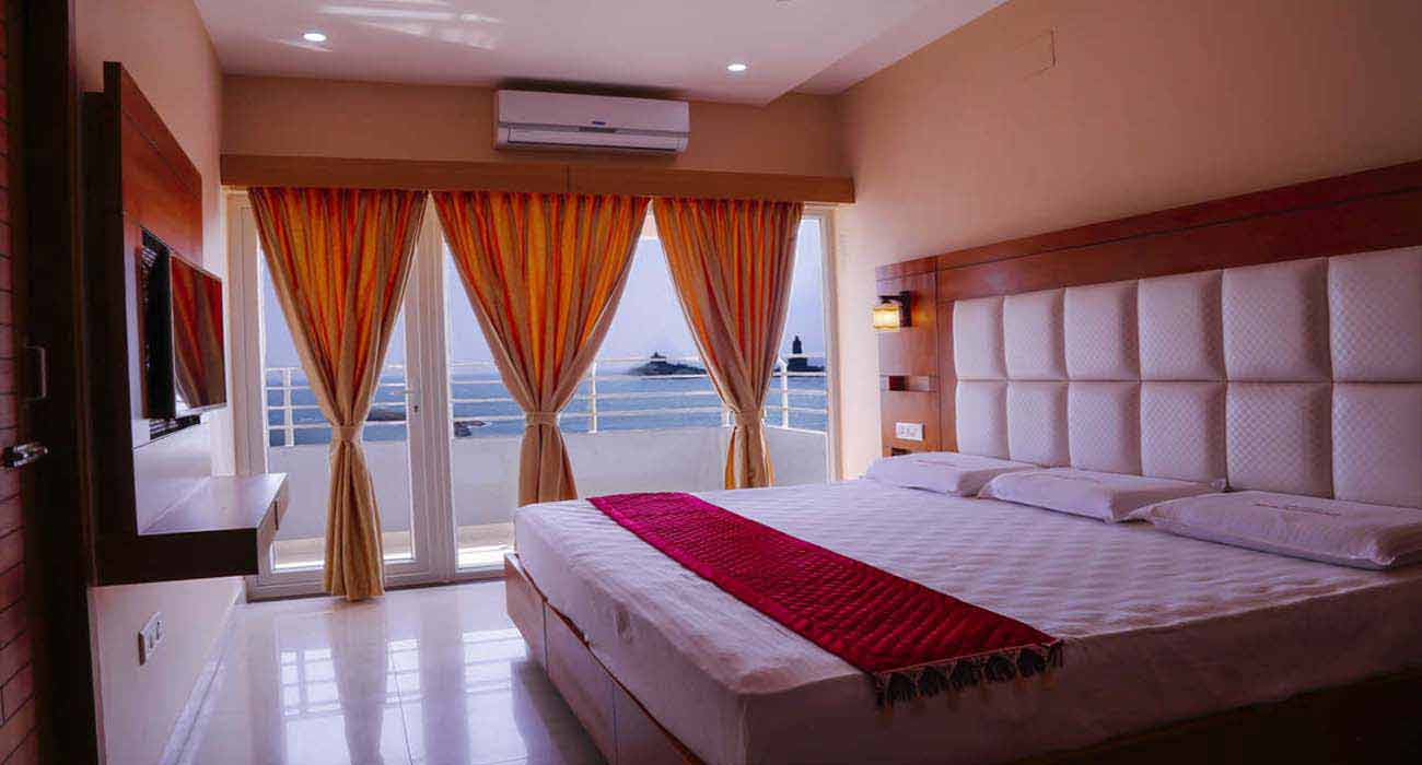 budget hotels in kanyakumari near beach